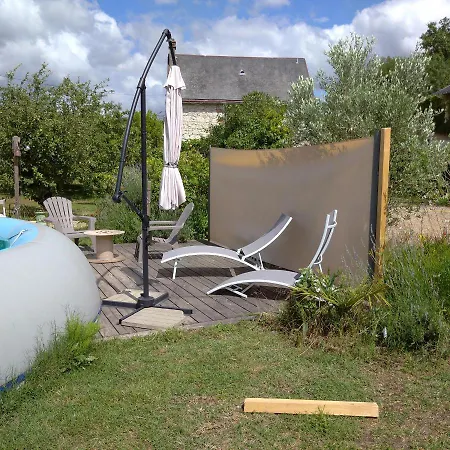 Tatil Evi La Roulotte Du Moulin De Palet