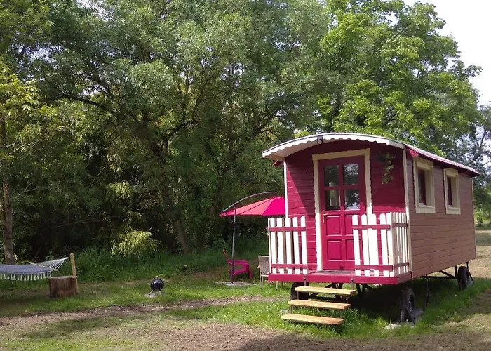 La Roulotte Du Moulin De Palet بيت للعطل *