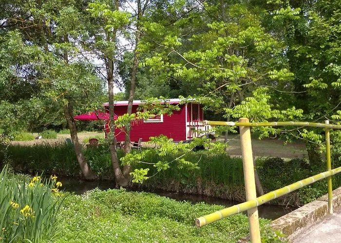 La Roulotte Du Moulin De Palet بيت للعطل *